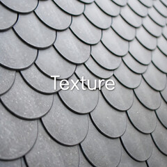 Old clay roof tiles form a textured pattern on the exterior of the house structure