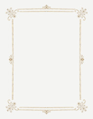 Vintage Gold French Ornamental Wedding Frame