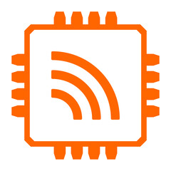 Chip und Wireless Symbol