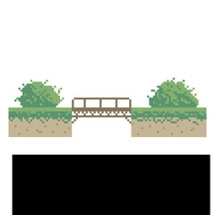 green land terrain pixel art