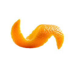 Orange citrus peel twist
