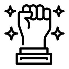 Power Fist Victory Icon	