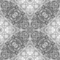 seamless op art creative geometric pattern, ornament, modern abstract linear background, fashion print, original vector decoration