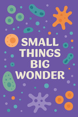 Small things big wonder curiosity card