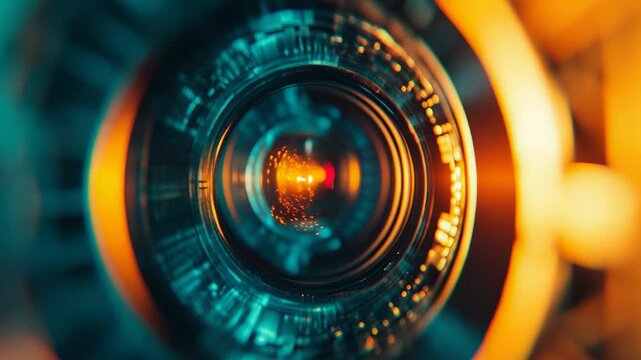 Robotic eye lens technology creating futuristic vision system