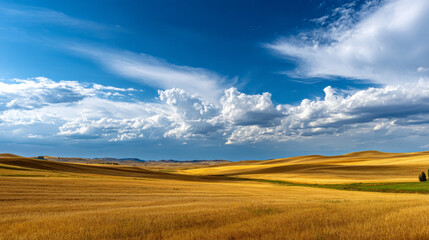 Obraz premium Free space nature background your decor. Blurred beach background green coconut palm trees. Sunny day blue sky and sunlight. Summer time. Beautiful nature sea ocean mountains and landscape, scenery