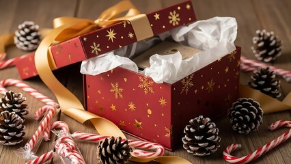 christmas cookies and gift