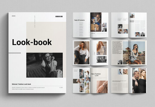 Lookbook Template Design Layout