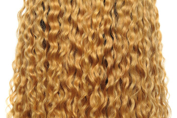 golden blonde curly human hair lace weaves wigs