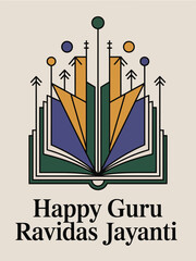Guru Ravidas Jayanti Celebration Spiritual Illustration