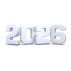 2026 Silver Number Happy New Year