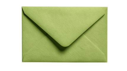 Green lime colored envelope with textured paper. Representing communication. Message. Mail. Invitation. Greeting. Delivery. Announcement. Secrecy. Information transfer. And postal service