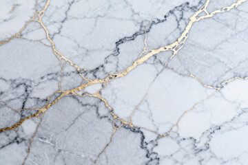 Obraz premium Marble Texture, White Stone, Gold Veins, Luxury Design, Natural Pattern, Interior Decor, Wall Art