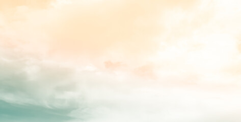 Sky pastel background orange teal gradient sunset sunrise summer abstract sky evening soft effect pattern texture design nature spring light beauty template