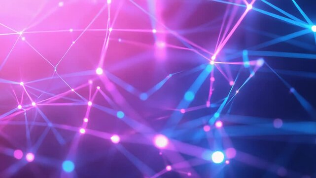 Digital network connections creating abstract technology background