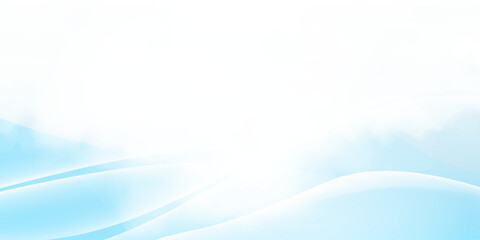 Abstract white wavy glowing lines on a blue background. Futuristic digital high-technology pattern. Health Care concept.