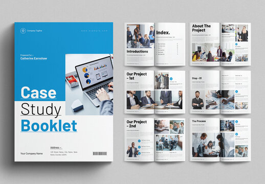 Case Study Booklet Template