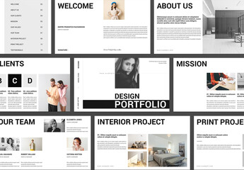 Design Portfolio Presentation Template