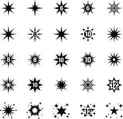 Cute Cartoon Vector Set of Six Different Dinosaurs: T-Rex, Triceratops, Brontosaurus, and Pterodactyl © EdGe Creative