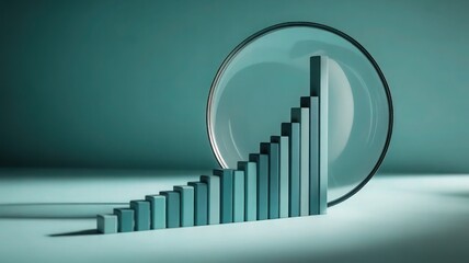 Data Growth and Business Analytics | Financial Growth and Market Trend Analysis Concept.