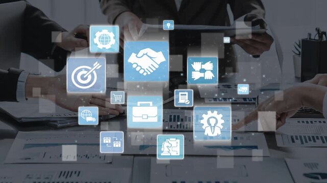 B2B strategy and technology transforming business-to-business operations, optimizing communication, and enhancing market efficiency with digital B2B tools and innovation. Funnel