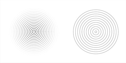 Set of halftone dots pattern texture isolated on white background. Dotted spots using halftone circle dot raster texture collection. Vector half tone collection.