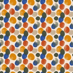 seamless hand drawn retro illustration wallpaper 