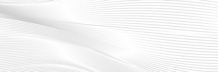 Abstract white and gray color, modern design stripes background with curve lines, wavy pattern.