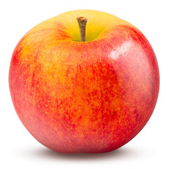 Fesh apple isolated on white background, Juicy and bright Apple on White Background With clipping path.