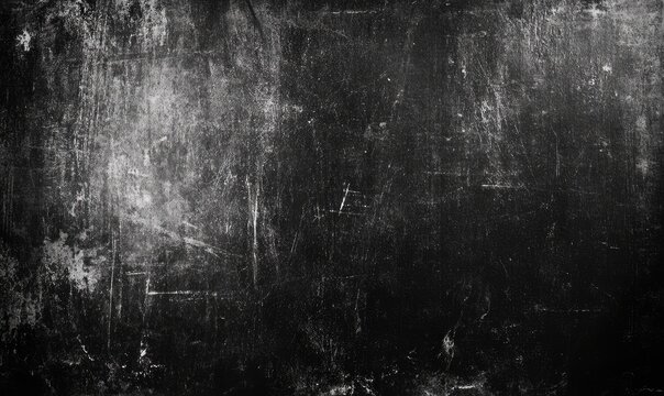 Black, distressed background with scuffs and light patches