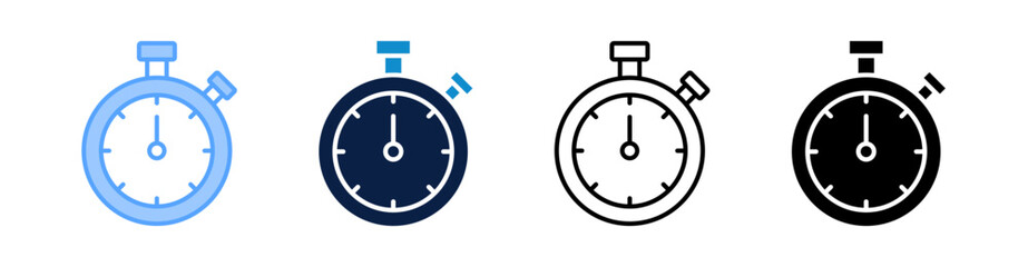 Time Multiple Style Icon Set Collection 