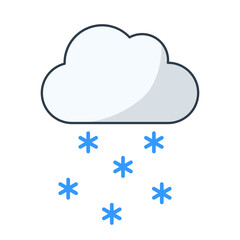 Snowy Cloud Icon