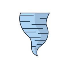 Blue Tornado Illustration