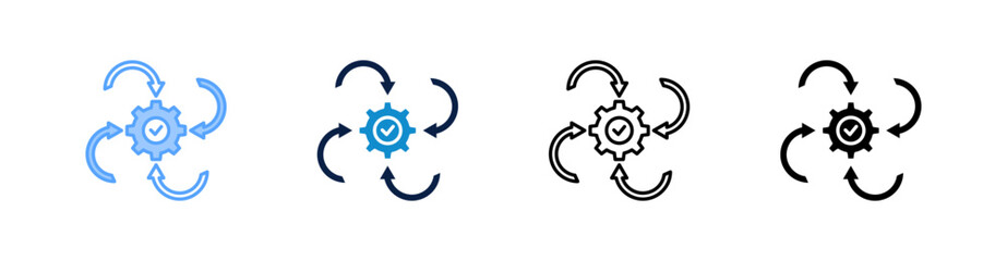 Impact Multiple Style Icon Set Collection 