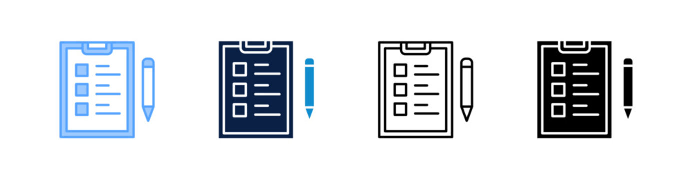 Requirements Multiple Style Icon Set Collection 