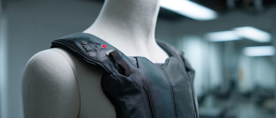 Wearable exoskeleton rehabilitation robotics lab prototype with calm focus