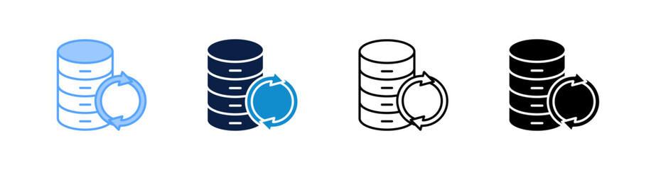 Database Reload Multiple Style Icon Set Collection 