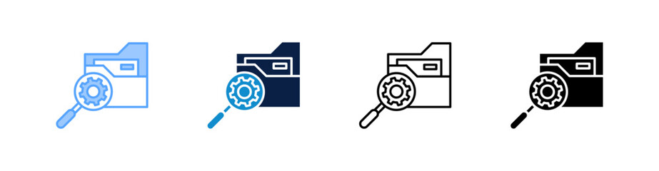 Search Multiple Style Icon Set Collection 