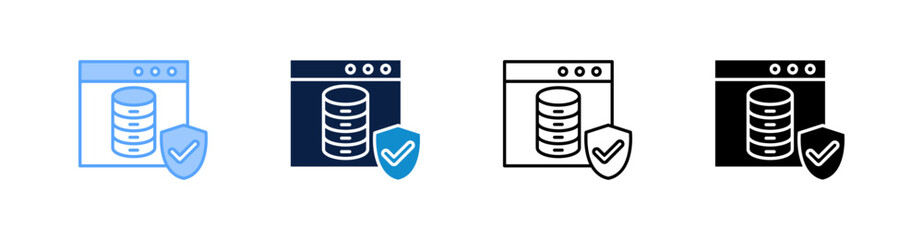 Protection Multiple Style Icon Set Collection 