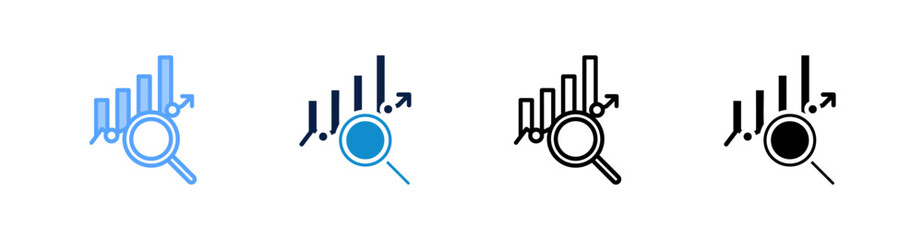 Analytic Multiple Style Icon Set Collection 