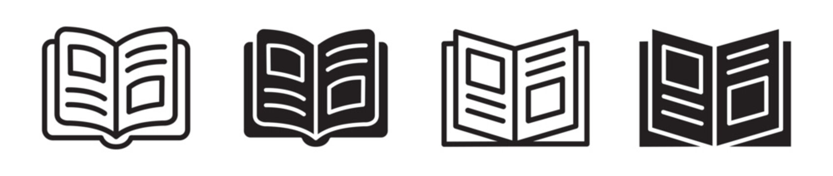 Verified badge icon set with checkmarks inside a fluid, star-like shape, featuring blue, black, and grey color variations for representing authenticity, success, and approval