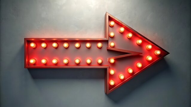 Illuminated Arrow Sign