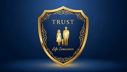Trust Life Insurance Shield - Family Protection and Security.