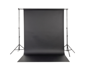 Professional photography backdrop setup