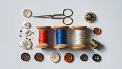Sewing and tailoring notions for craft and hobby projects