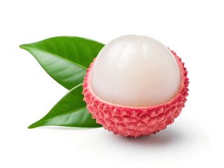 Lychee with Exposed Translucent Flesh