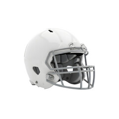 Naklejka premium American football helmet isolated on a black background representing sports and competition
