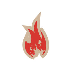 Cut Out Fireflame