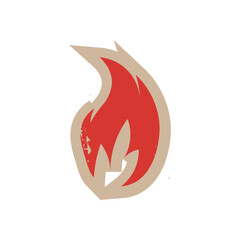 Cut Out Fireflame