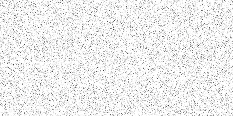 Terrazzo flooring interior grain vintage paint smooth design. Vector grunge dirty vintage wall overlay noise old wall black and white terrazzo granite floor structure distressed texture background.	